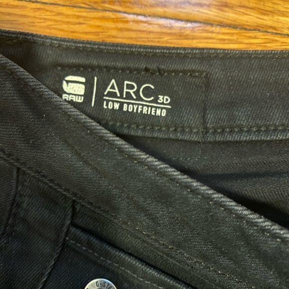 G-Star Black Skinny Jeans with Distressed Details - Picture 4 of 7